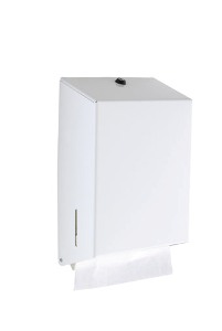 White Metal C/Fold-Multifold Paper HandTowel Dispenser (77127WH)